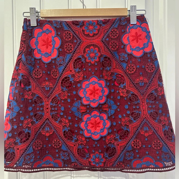 Sandro Paris | Embroidered Lily Skirt | Size: Small - Picture 2 of 13